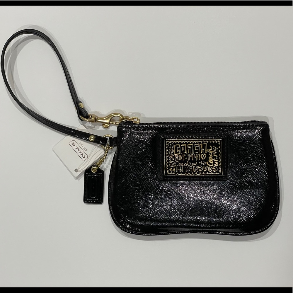Coach Daisy Black Wristlet